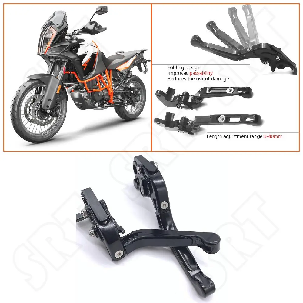 

Подходит для KTM 1290 1190 Super Adventure S T R 1190R ADV 2013-2020 мотоциклетные регулируемые складные выдвижные рычаги тормоза и сцепления