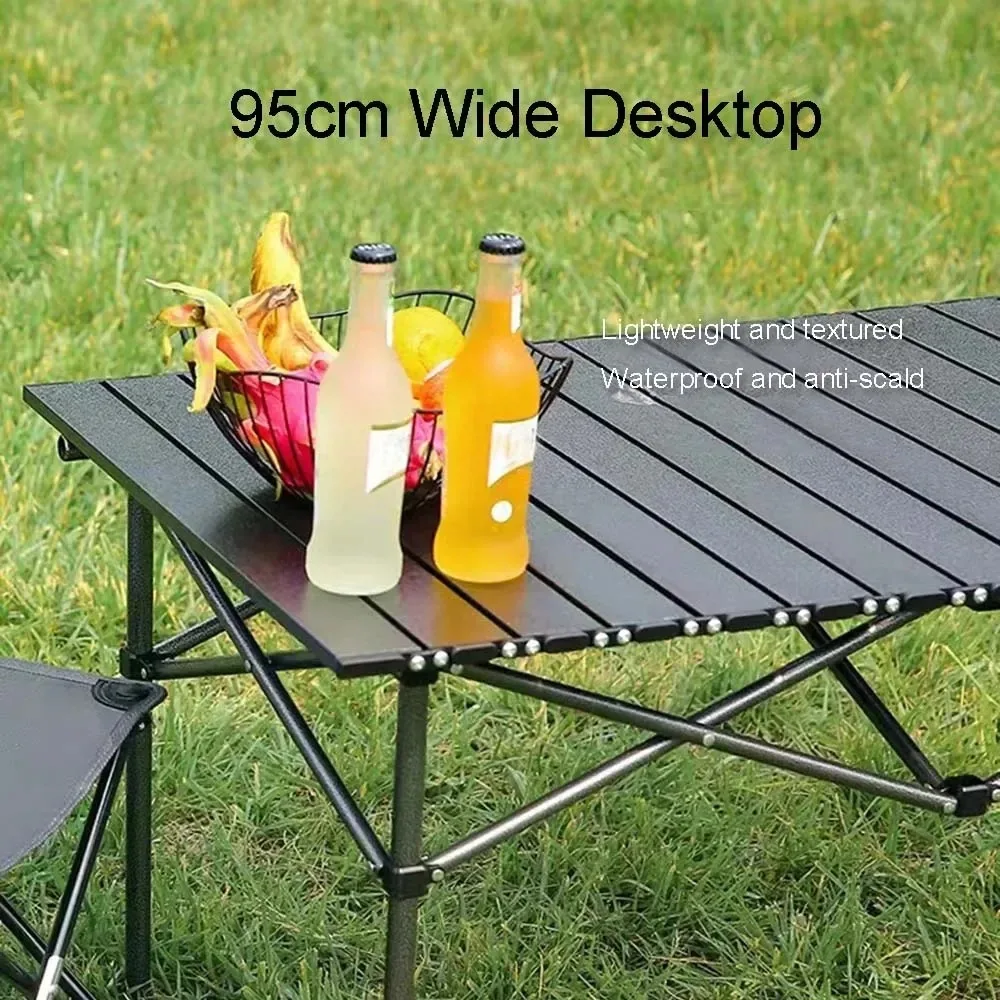 Outdoor Folding Tables Portable Picnic Camping Table Tourist Folding Nature Hike Roll Tables Tourists Lightweight Trip Equipment