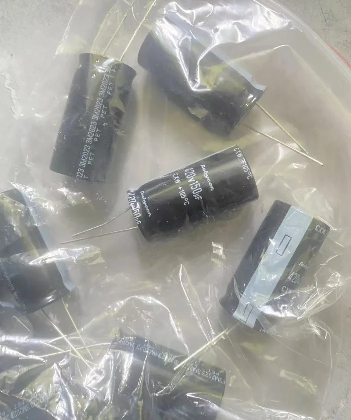 2pcs RUBYCON CXW 150mfd 420V 150UF electrolytic Capacitor 105℃ 18X35mm
