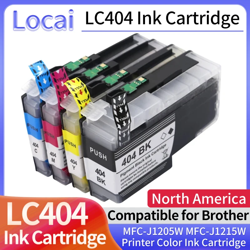 LC404 LC 404 LC404BK Ink Cartridge Compatible For Brother MFC-J1205W MFC-J1215W Printer Ink cartridge