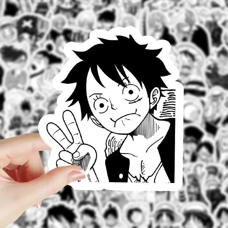 One Piece Monkey·D·Luffy filme mercadoria dos desenhos animados adesivos casos de telefone notebook adesivos decorativos de alta qualidade presente atacado