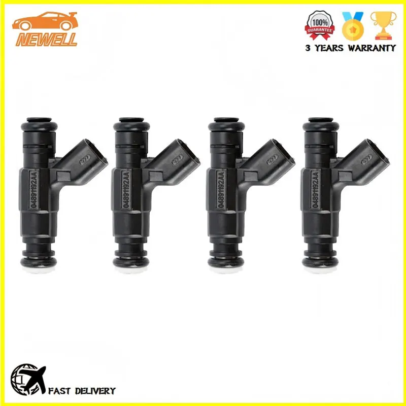 4pcs 13531487607 0280155991 04891192AA Fuel Injector For 2002-2008 BMW mini Cooper R50 R52 R53 W10 1.4L 1.6L