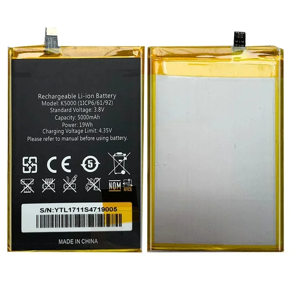Bateria compatível de alta qualidade para bateria de celular Oukitel K5000