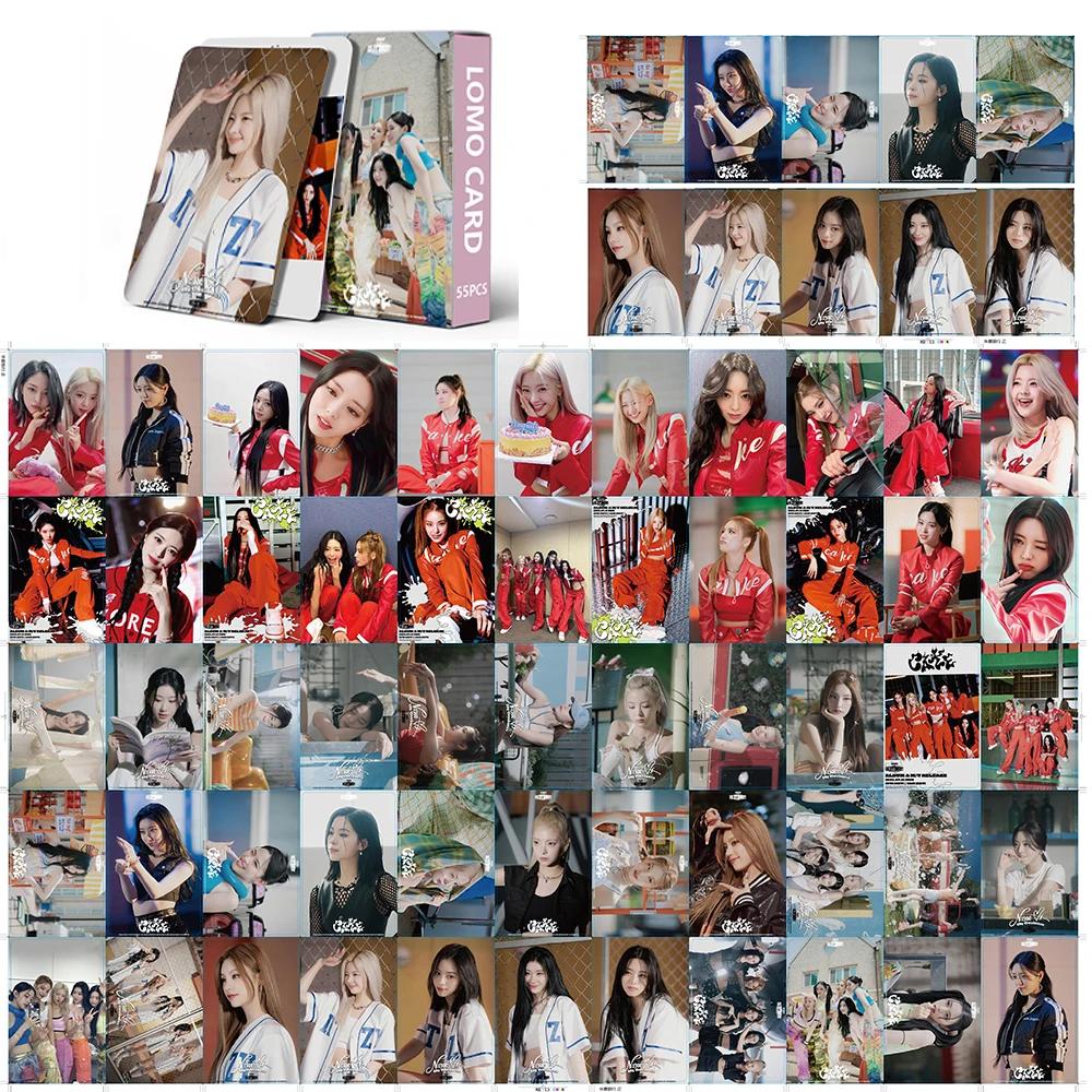 Cartões Kpop ITZY Lomo, novo álbum, artesanato apaixonado, K-pop Photocard, alta qualidade, coleção de fãs, presente, 55 peças, conjunto