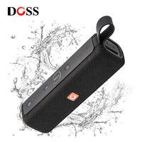 DOSS Wireless Bluetooth Speaker 12W Superior Stereo and Bass Music Sound Box IPX6 Waterproof with Strap Portable Shower Speakers