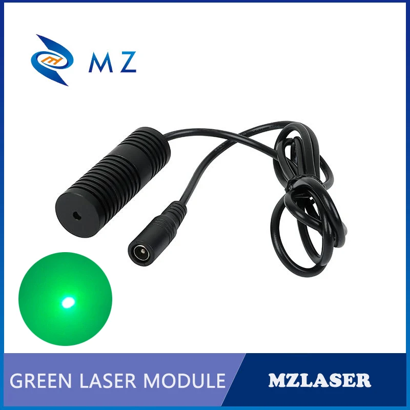 Compact Mini Green Dot Laser Diode Model 520nm 50mW 5V CW Industrial Grade Machine with Bracket And Adapter D20mm