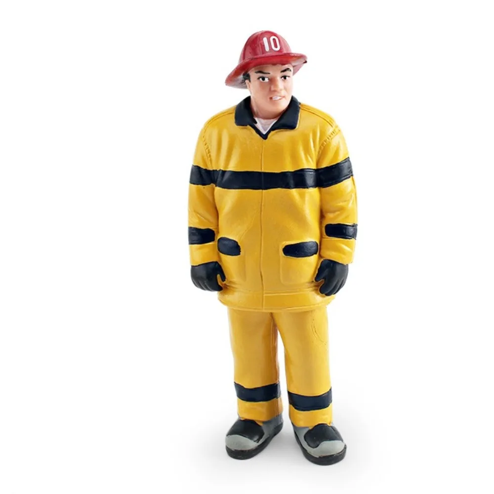 Nurse Figurines Career People Figures Construction Worker Officer Doctor Realistic Human Figurine Teacher Chef Simulation