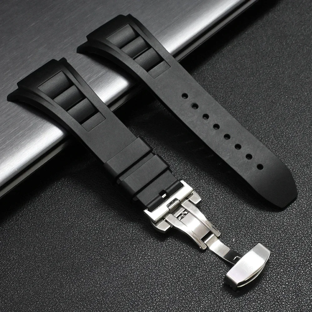 Luxury Rubber Loop Strap for Apple Watch Ultra 2 49mm 9 8 7 45mm Rubber Bracelet IWatch Series 6 5 3 4 SE 42mm 44mm Correa Band