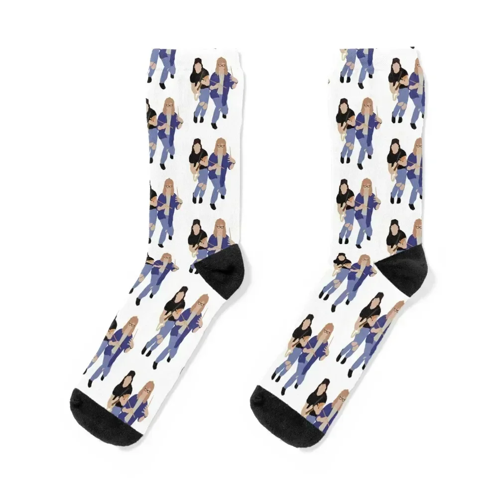 Wayne's World Minimal Style Socks football hockey anime Men's Socks Luxury Women's