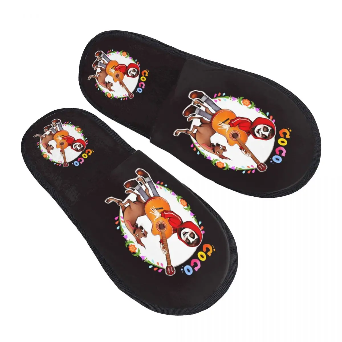 

Изготовленные на заказ тапочки из пены с эффектом памяти Coco, женские мягкие теплые домашние тапочки с комедийной анимацией