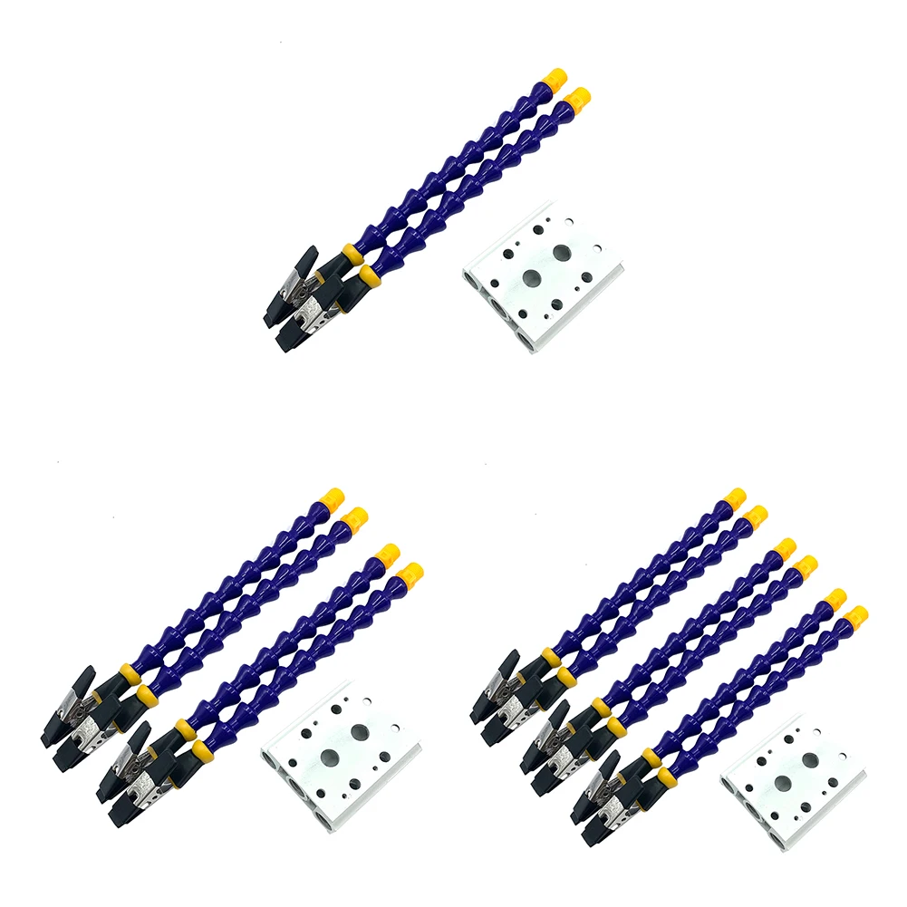 Penjepit Meja Catok Bangku Tempat Besi Solder dengan 2/4/6 Buah Alat Tangan Ketiga Lengan Fleksibel Tempat Solder PCB Aloi Aluminium