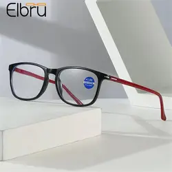 Elbru Diopters 0+1+1.5+2+2.5+3+3.5+4 Anti Blue Light Reading Glasses Women Men Ultralight Presbyopia Eyeglasses Unisex Goggle