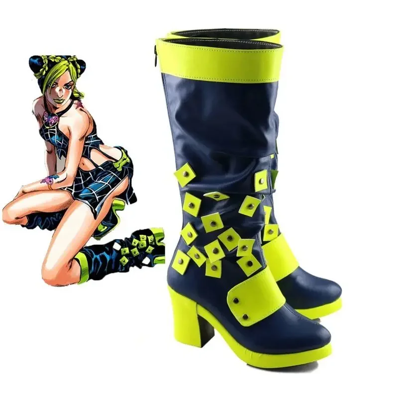 Cosplay shoes of Giirl's Boots JOJO's Wonderful Adventure, Empty Strip Xu Lun Game Animation Cos Shoe Customization