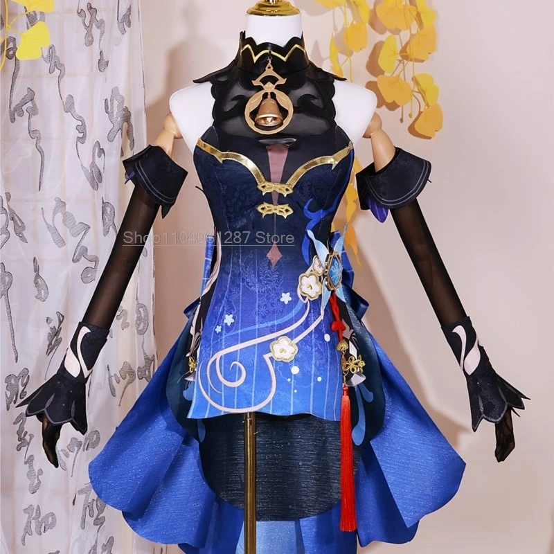 Ganyu Cosplay New Outfit Skin Year 2024 Cosplay Costume Genshin Impact Twilight Blossom Gan Yu Full Set Wig Liyue Lantern Rite