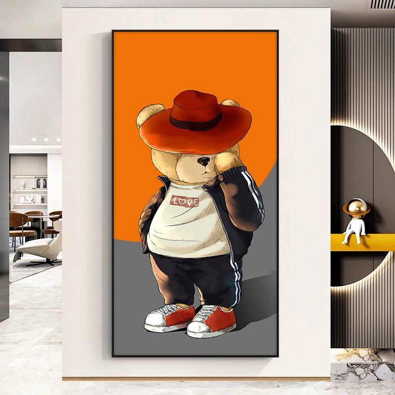 

Personality Funny Canvas Poster Cartoon Anime Art Unframed Painting Wall Decor for Kids Room Children's Bedroom Print