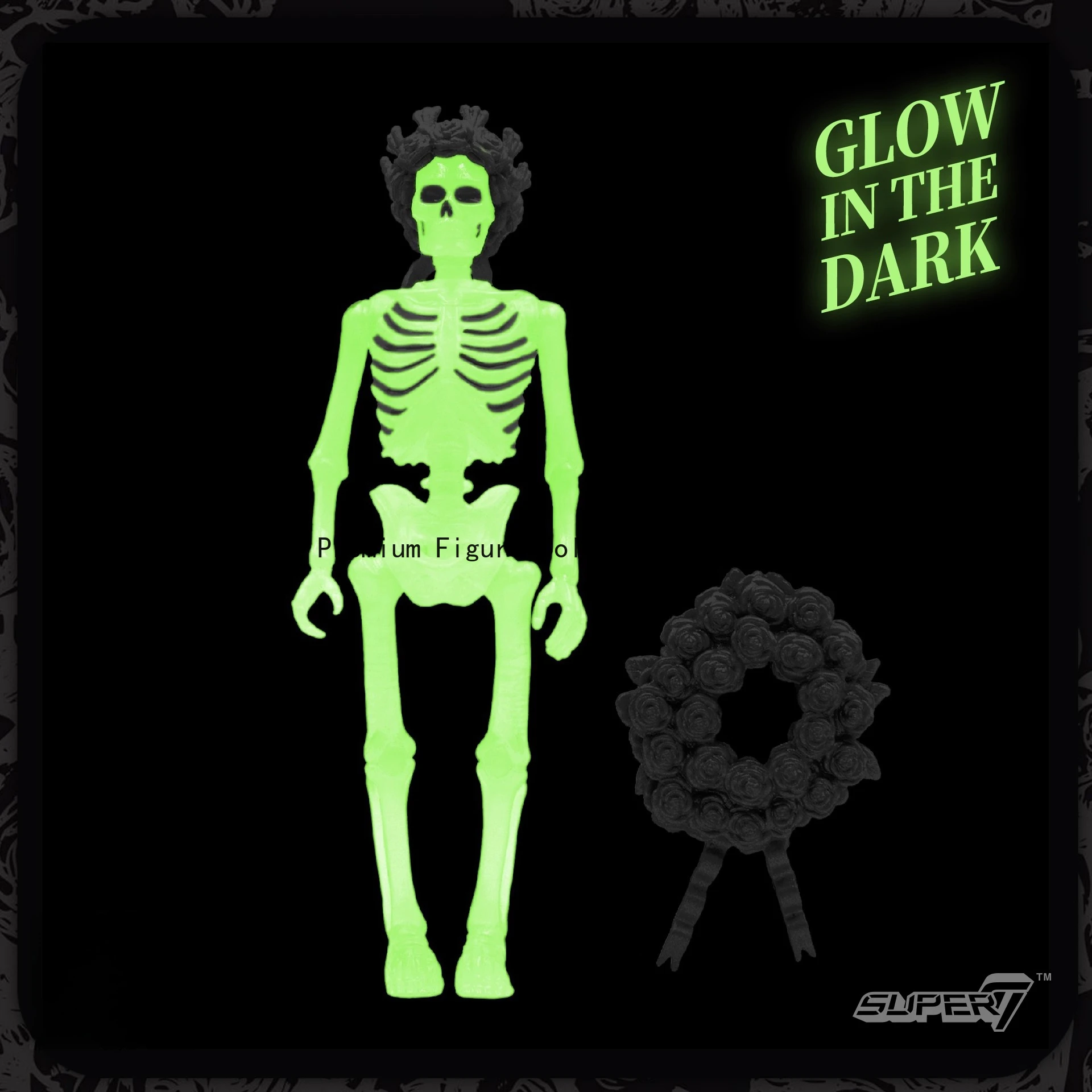 Op voorraad Grateful Dead Glow-in-the-Dark Hanger Card, verzamelbare merchandise voor fans, uniek lichtgevend decoratief item