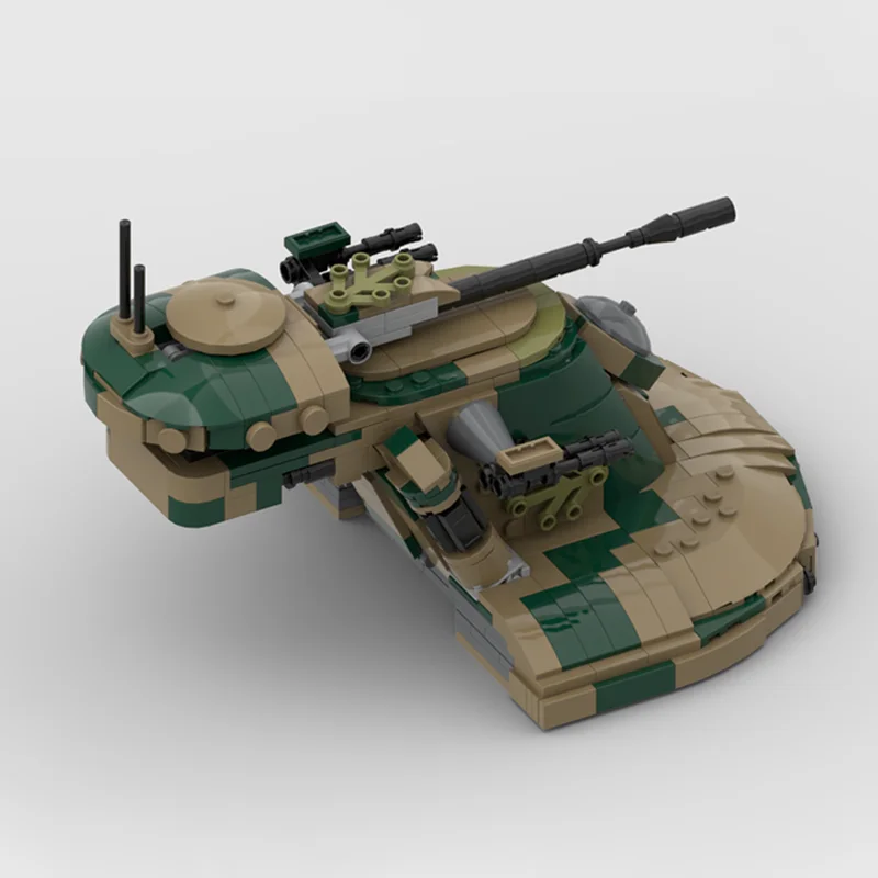 736 PCS MOC Personalizza la Serie di Battaglie di medie dimensioni Repulsore Modello di Carro Armato FAI DA TE Assemblato Educativo Creativo Per Bambini Giocattoli Regali di Natale