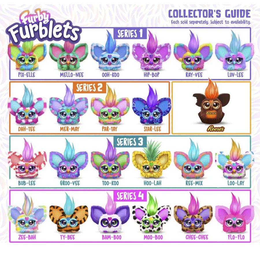 Juguetes calientes Hasbro Furby Kawaii muñeco electrónico de peluche cantar Anime dibujos animados regalo de cumpleaños chico juguetes para amigos niño niña Anime Merch