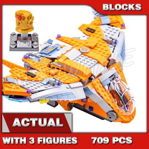 709 pièces Super Fighter Revenger gardiens de combat ultimes vaisseau spatial galaxie 10839 blocs de construction jouet Compatible avec le modèle