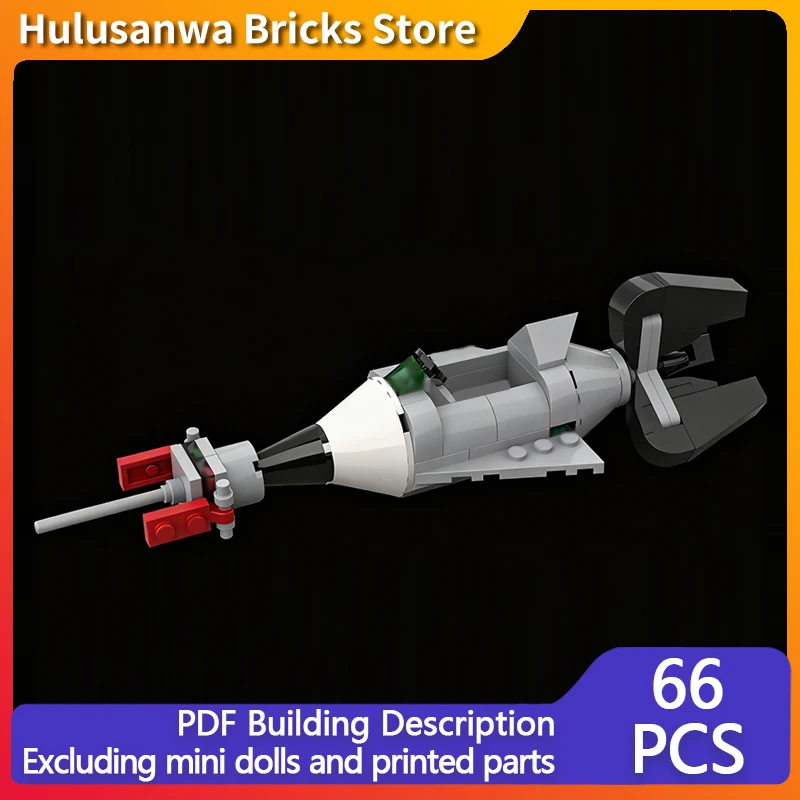 

Популярная игровая модель MOC, строительные кирпичи, классический космический ракет, модульная технология, подарки, праздник, сборка, детские игрушки, костюм