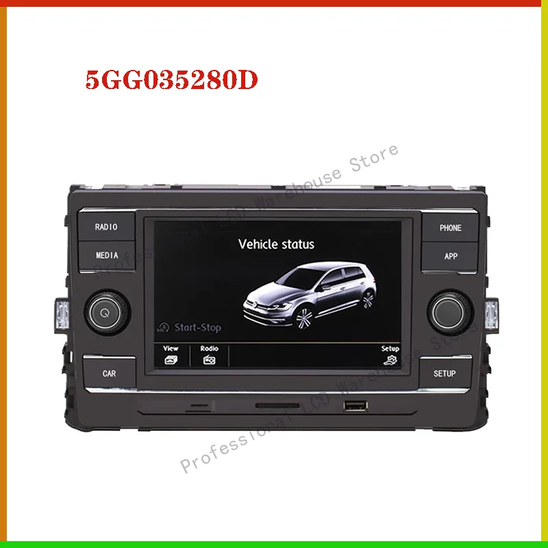 

5GG035280D LCD Display Screen For VW MQB Passat B8 Golf 7 Tiguan Carplay 5GG 035 280D 6.5" MIB Radio Mirrorlink