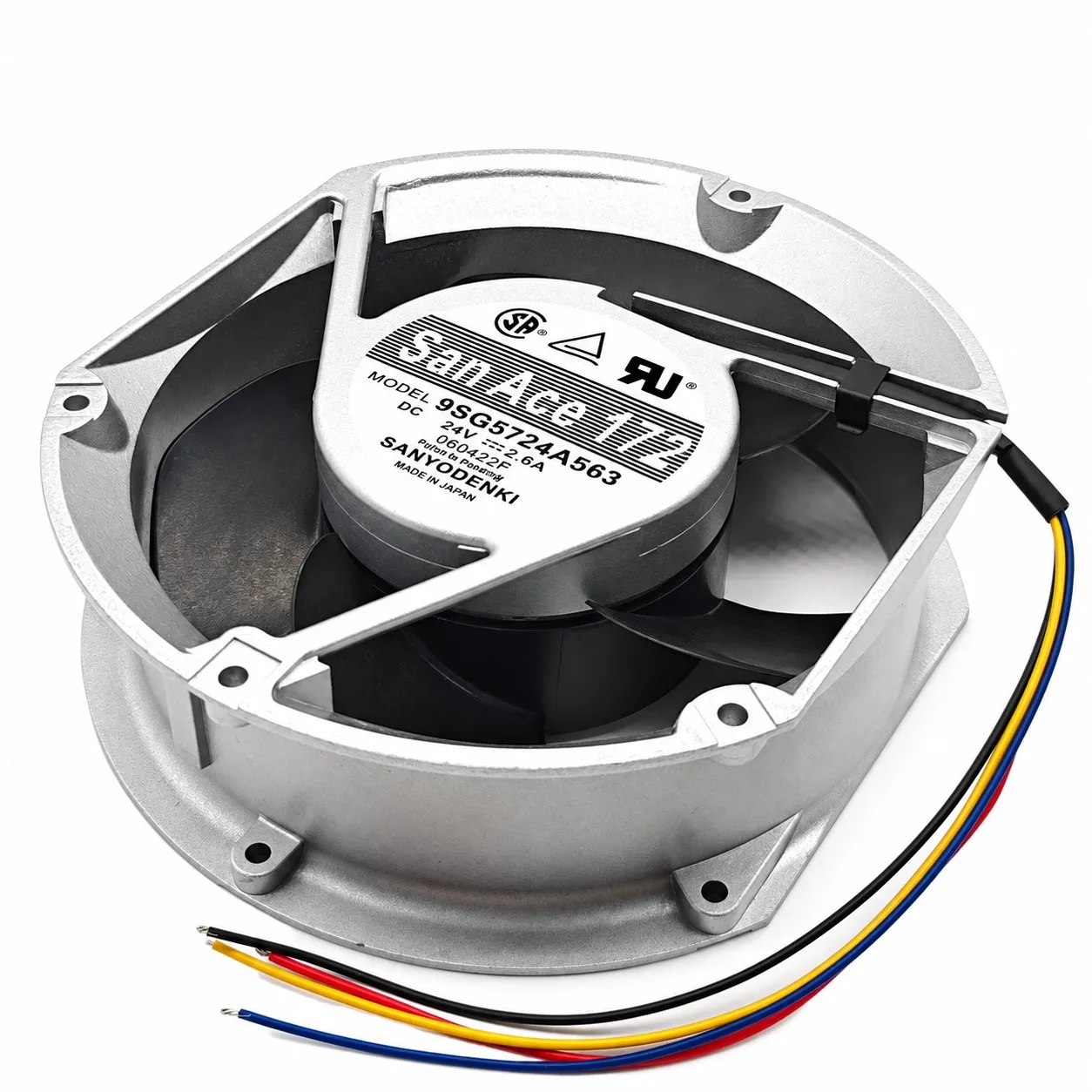 9SG5724A563 Cooling Fan 172x150x51mm 24V 2.6A 3724RPM PWM Tachometer Industrial for SANYO