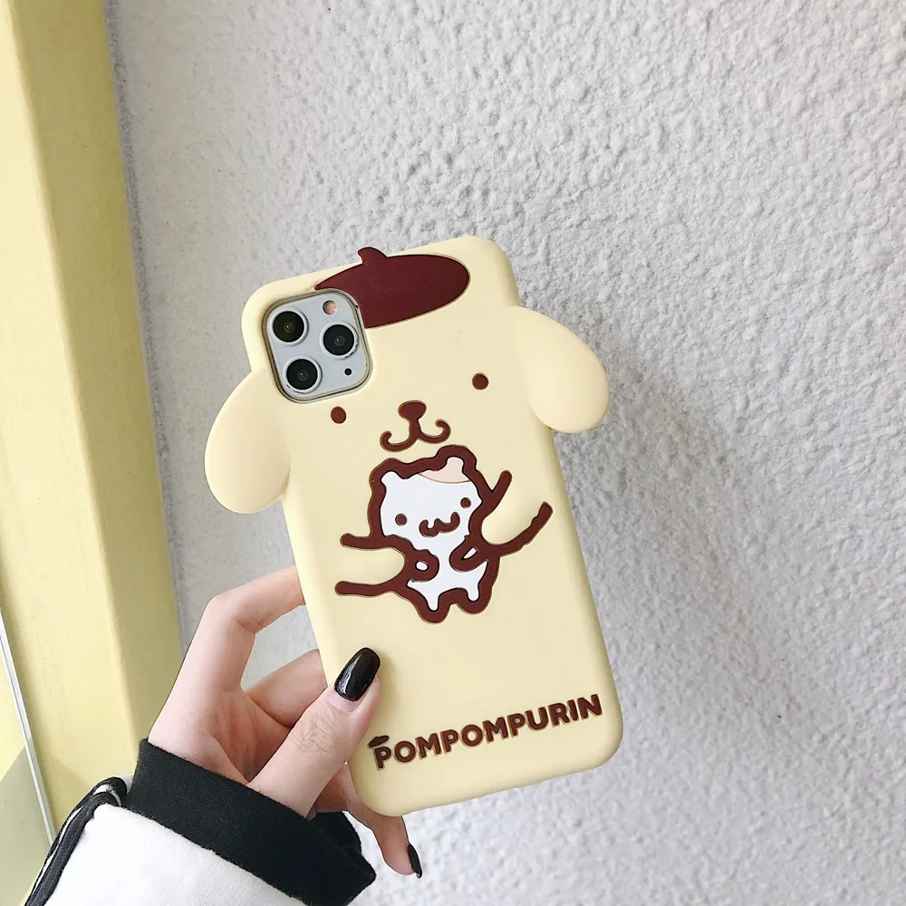 3D Cartoon My Melody Soft Silicone Case Shockproof Cover for iPhone 16 15 14 13 12 Pro X XS Max XR 6 6S 7 8 Plus 5 5S 4 4S SE - náhled 4