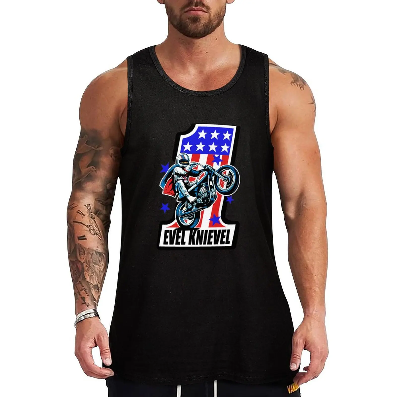 

Evil Knilevil 1retro Relaxed Fit Gift Halloween Day, Thanksgiving, Christmas Day Tank Top quick-drying t-shirt