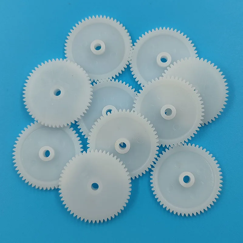 543A 0.5M 28mm Gear 54 Tooth POM Hard Plastic Pinion DIY Model Toy Accessories 54T