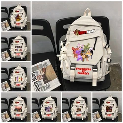 Game FNAF Bidybab Foxy Freddy Backpack School Bags Kids Teens Casual Shoulder Travel Bag Mochila Gift