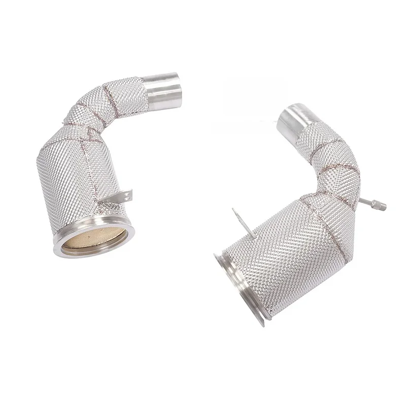 Sonicdiy Free Flow Downpipe for Porsche 911 992 3.0T 2019-2023 Racing Catback GT3 Style Center Exit Performance Exhaust