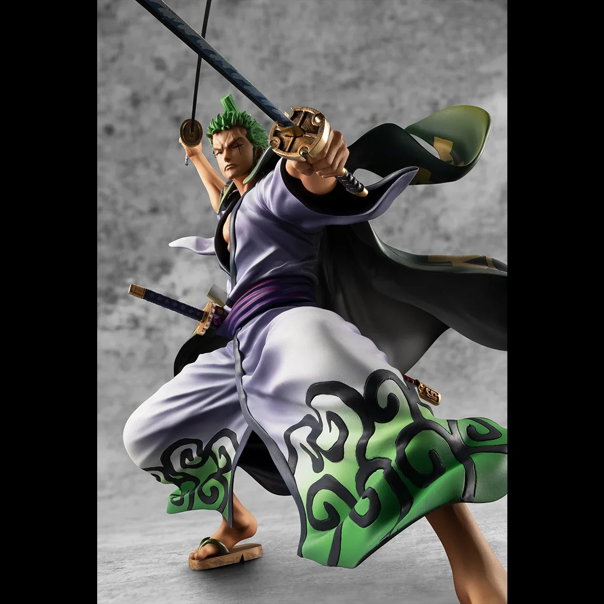 Megahouse P.O.P ONE PIECE Roronoa Zoro figura de Anime Original, modelo de juguetes para niños, colección de figuras de acción, muñeca de Pvc