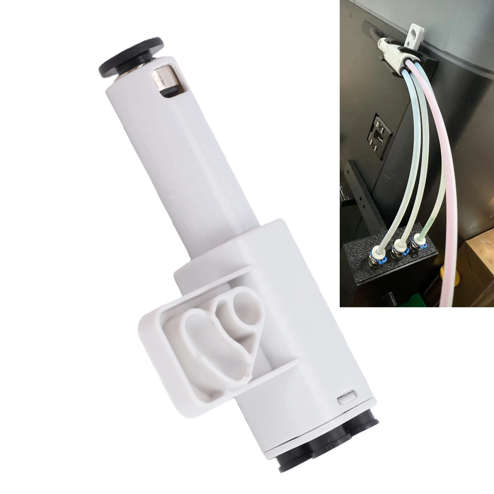 

AMS Tube Adapter Replacement for Bambu P1P P1S P2S 3D Printer 2 in 1 PTFE Filament Tube Adapter PTFE Adapter Replacement