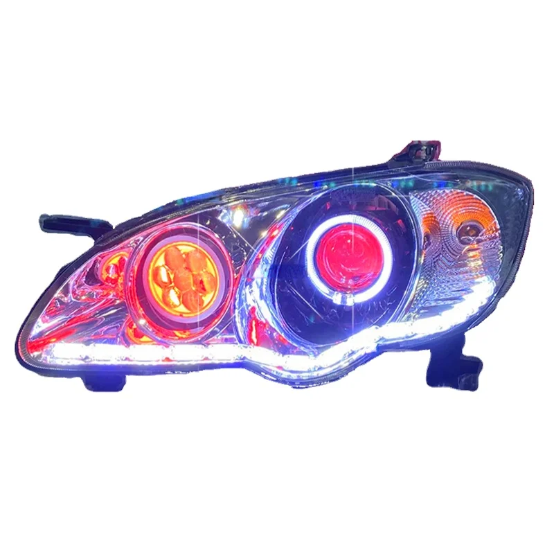 Per BYD F3 2005 2006 2007 2008 2009 2010 2011 2012 2013 gruppo luce per auto lampada allo xeno con lente a doppia luce a LED modificata