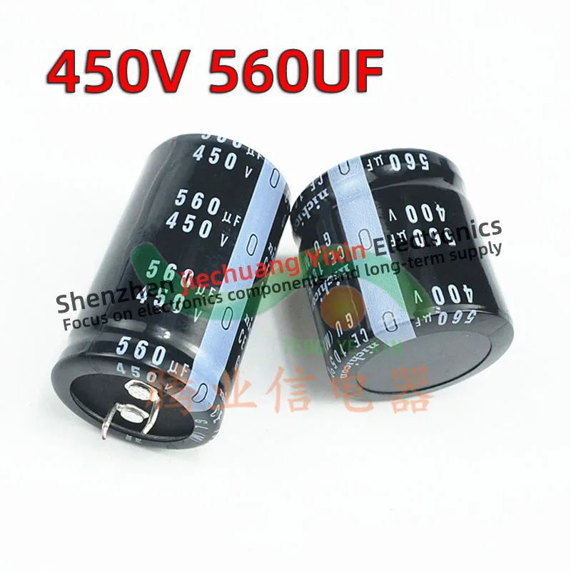 Condensador electrolítico de 450V 560UF 450V 560UF capacitancia de máquina de soldadura 30X35/40/45/50mm 35X35/40/45/50mm