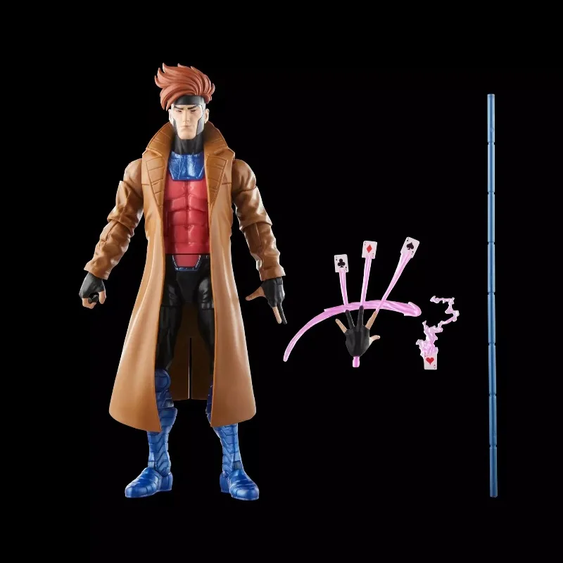 New Original Hasbro Marvel Legends Series Gambit Action Figure Gift Model view 6