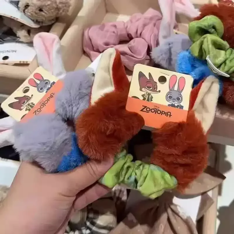 Disney Zootopia Nick en Judy verstelbare hoofdband schattige Judy pluche hoofdband speelse Nick haaraccessoire verjaardag vakantiecadeau