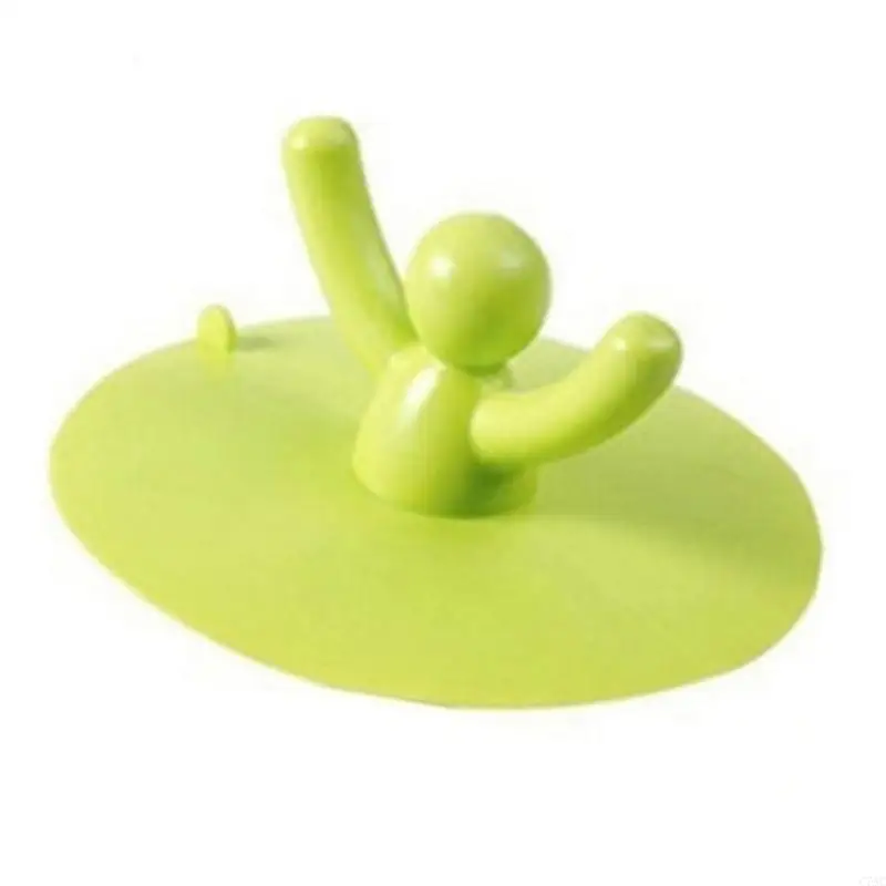 Spegnante a forma umana Drenaggio scarico del tappo da bagno Terno drenaggio Flat Assiction Copertura C7AC