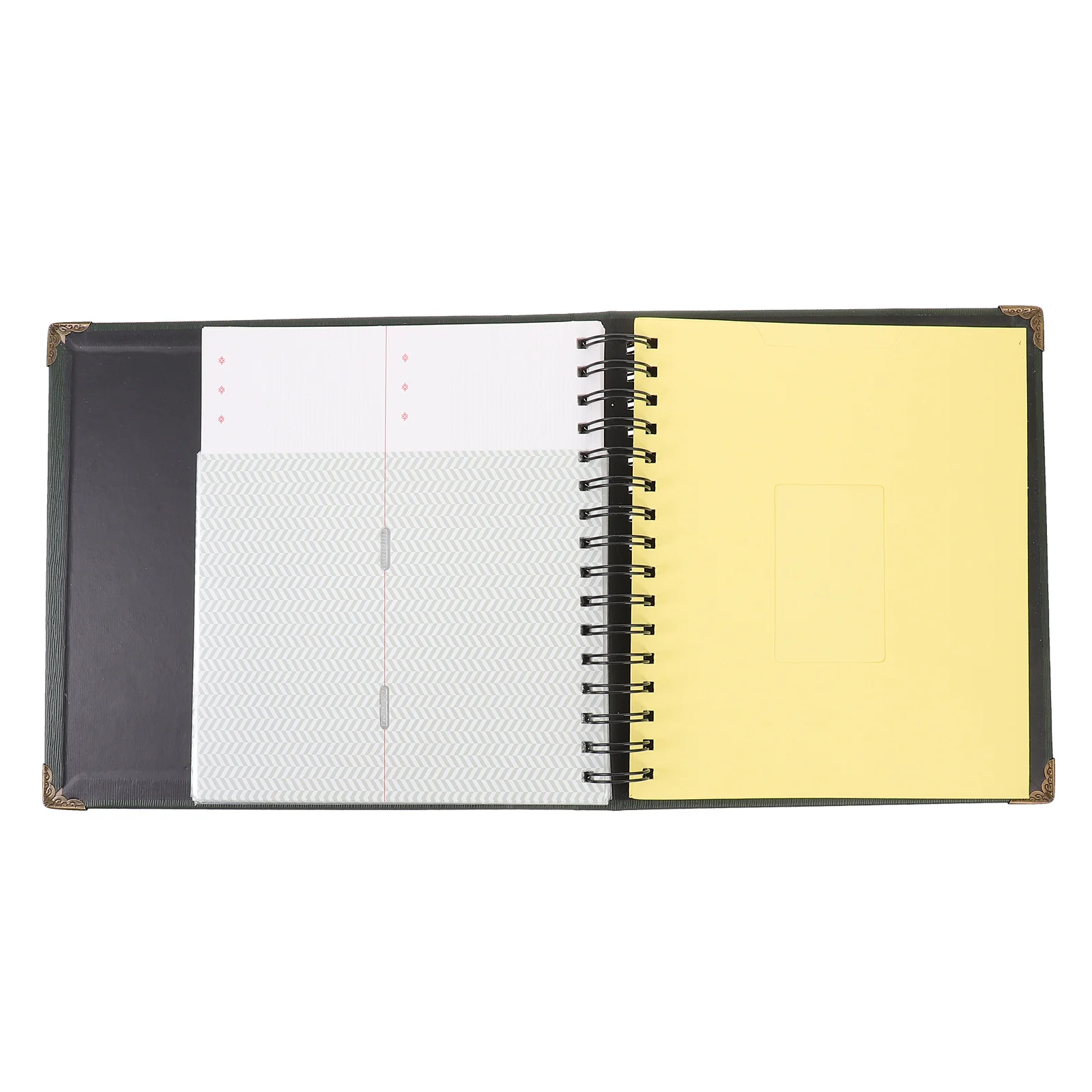 1pc Ticket Collection Book Dark Organizer Storage For Photo Bill Movie Ticket Holder Durable Document Filing