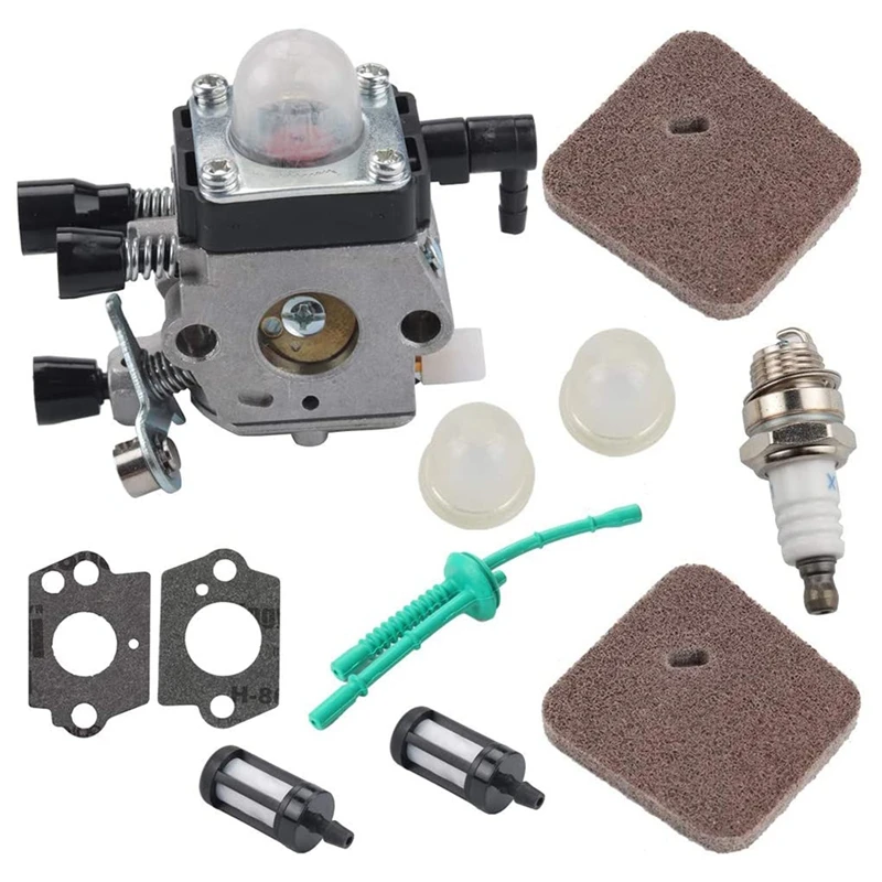 HS45 FS38 Carburetor is Suitable for STIHL C1Q-S97 C1Q-S186 FS46 FS55 KM55 FS45 FS45C FS46C FS55C FS55R FS55RC Weeder