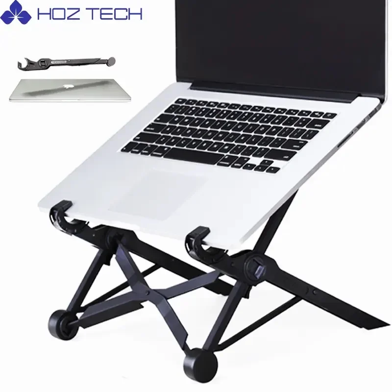 Portable Laptop Macbook DJ Tablet PC Holder Nexstand Folding 17-Inch Notebook Bracket 5-Level Adjustable Height Laptop Stand