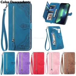 Floral Leather Flip Wallet Case for Motorola G9 Plus Play One 5G UW Ace Action P50 P40 Power E40 E30 E20 E22i E32 Cover