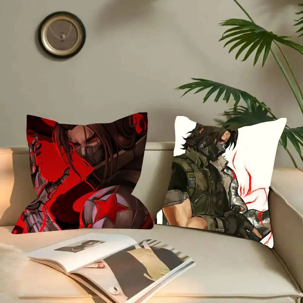 B-buckys Barnes W-Winter Pillow Case Fashion Square Pillowcase Bedroom Sofa Room Ins Decoration Leisure