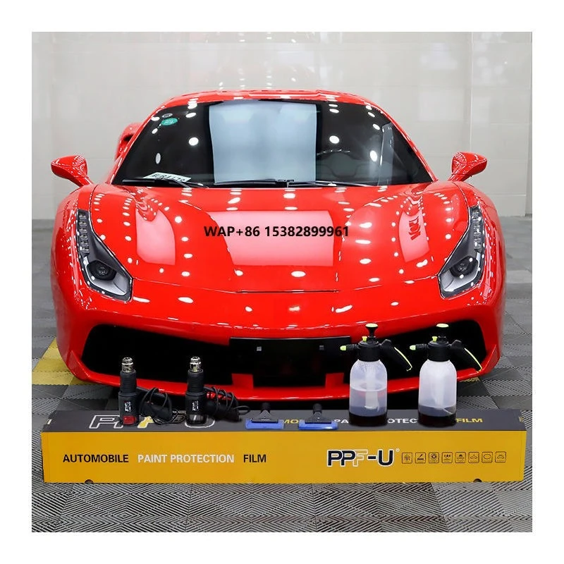 

PPF-U 7.5 Mil Supplier Anti-scratch Self Heal Tpu Clear Paint Protection Wrapping 1.52*15m Ppf Film Self Healing PPF Roll
