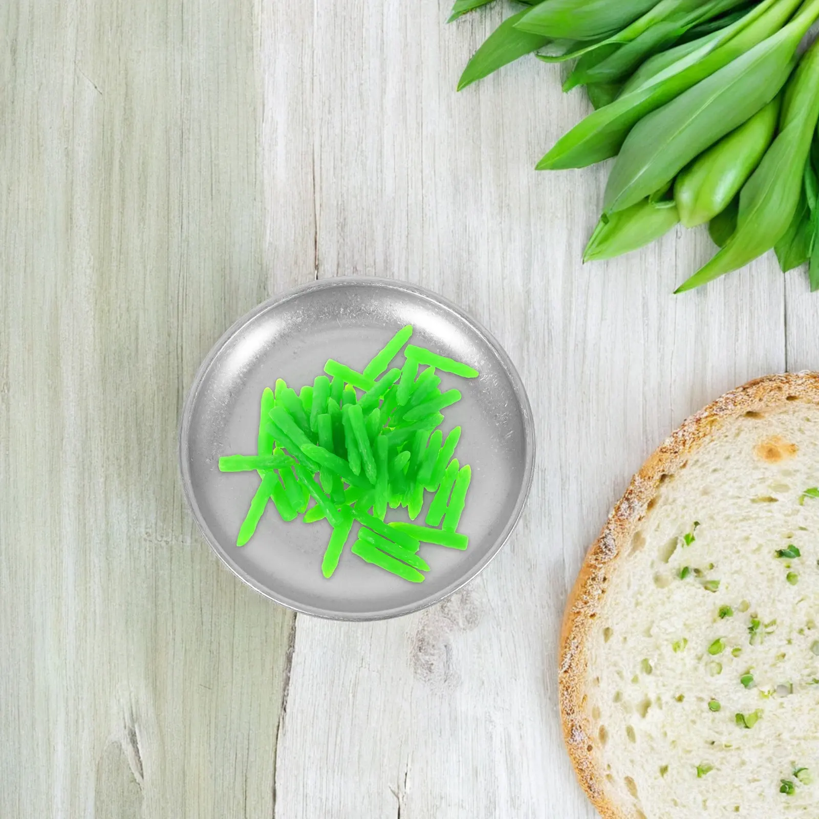 

50Pcs Mini Asparagus Props High Detail Fake Vegetables Lifelike Simulation for Culinary Display Educational Pretend Play