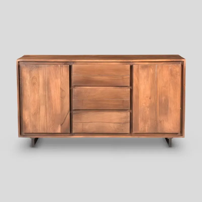 2 doors 3 drawer sideboard 150cm for study, living room, bedroom, dining room