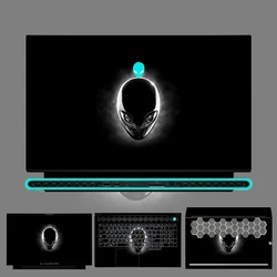 Pre-Cut Anti Scratch Vinyl Sticker Skin for Alienware X14 R1 R2 M16 R1 M18 R1 X16 X15 X17 Area51M M15 M17 R2 R3 R4 R5