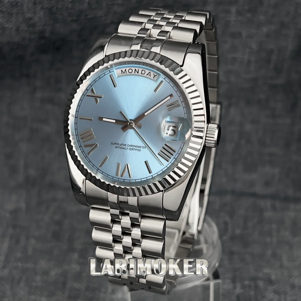 

Мужские механические автоматические часы 36 мм/39 мм, римский циферблат, сапфировое стекло, ремешок из нержавеющей стали, модные часы Miyota8285 с механизмом