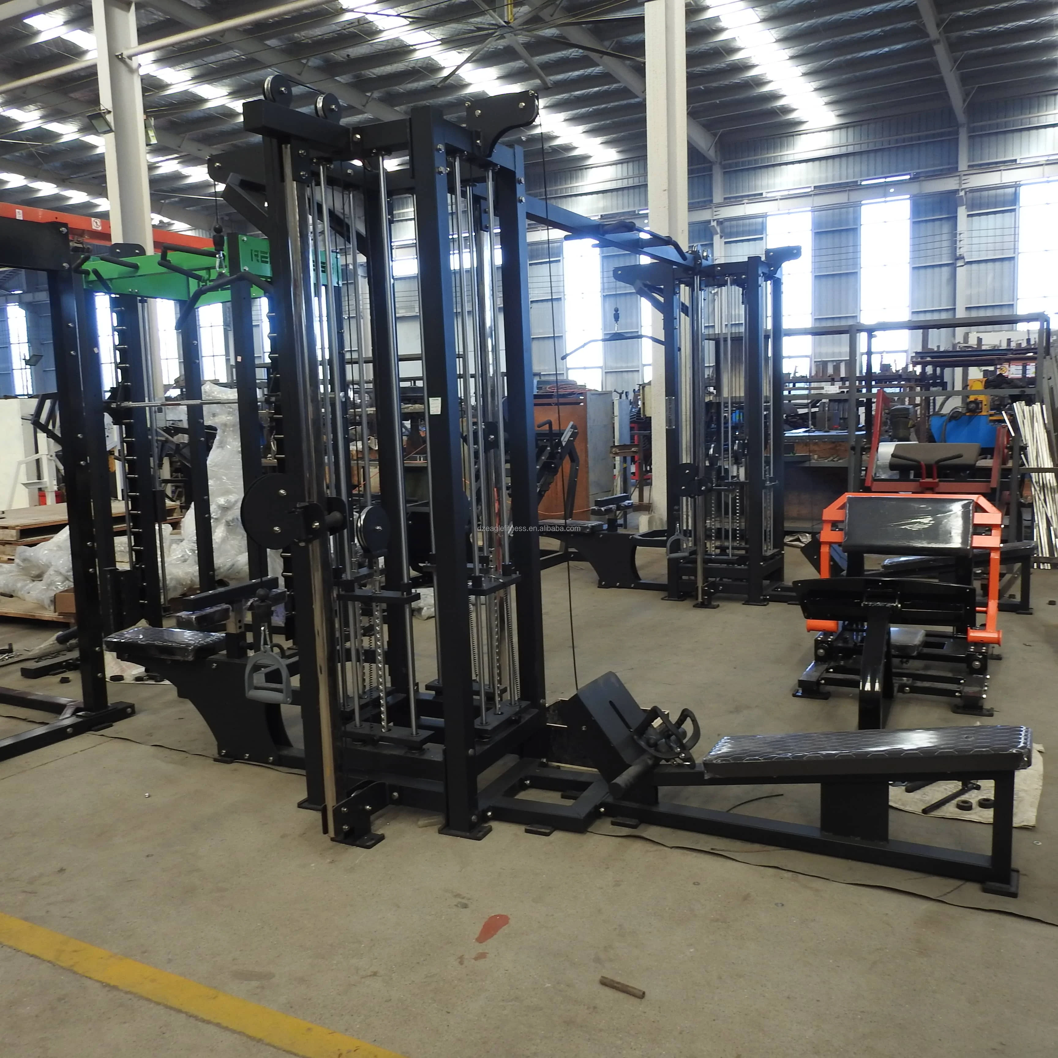 المصنع مباشرة بيع معدات اللياقة البدنية الصالة الرياضية التجارية آلة التدريب المتكاملة آلة سميث #5