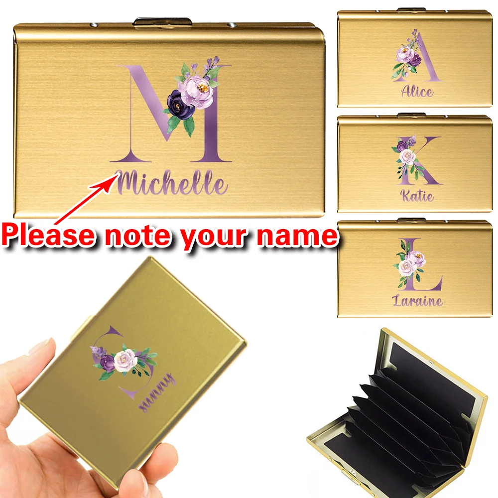 

Ultra-thin Metal Men's Wallet Card Holder Portable Credit Card Case Card Case Storage